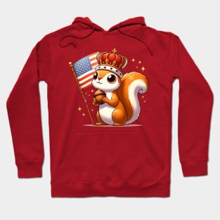 A Whimsical Tribute to American Culture in Cartoon Style Hoodie